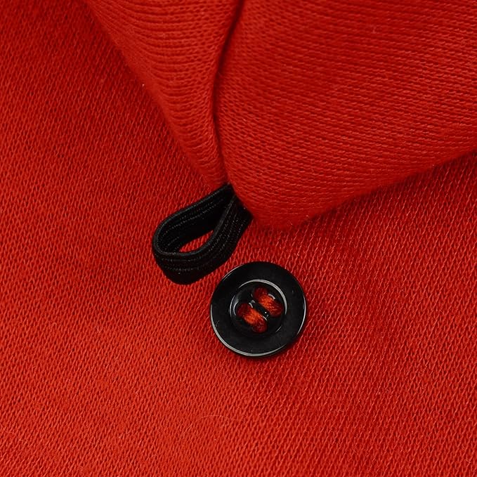 FUAMEY Dog Hoodie,Winter Dog Fleece Sweaters Pet Warm Sweatshirt Pet Pullover Dog Clothes with Pocket Soft Warm Christmas Outfit Puppy Vest with Leash Hole for Small Medium Large Dogs Red XS