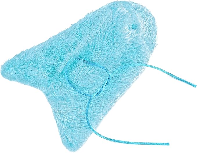 Comfort Corner Fleece Bird Blanket Parrot Cage Snuggle Hut Warm Bird Nest House Bed Hanging Hammock Toy for Parakeet Cockatiel Pigeon Small Animals Shelter Plush Bedding(Blue/M)