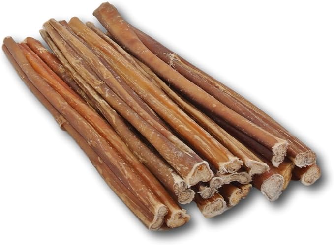 Top Dog Chews - Thick 12 Inch Bully Sticks, 100% Natural Beef, Free Range, Grass Fed, High Protein, Supports Dental Health & Easily Digestible, Dog Treat, 10 Pack (10 Count 12", Odor Free Beef)