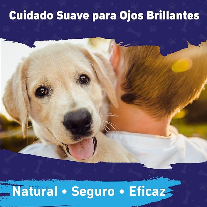 Dog Eye Drops 200ml,All Natural Ingredients Eye Wash for Dogs and Cats, Cleanses Tear Stains,Goop Mucus, Improves Allergy Symptoms and Dry Eyes