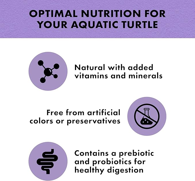 Zilla Pet Aquatic Turtle Sticks, Natural with Added Vitamins and Minerals, Nutrient-Rich Floating Food for Turtles, 4.5 oz