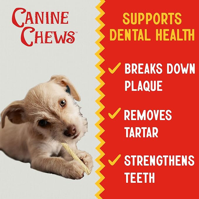 Canine Chews Beef & Chicken Basted Rawhide Twists - Dog Bones for Small Dogs - Rawhide Bones for Medium Dogs - Helps Promote Dental Health - 50 Beef & 50 Chicken Treats