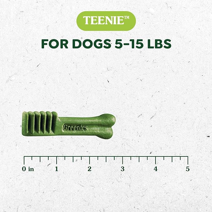 Greenies Teenie Dental Dog Treats, Pumpkin Spice Flavor, Limited Edition, 12 oz. Pack (43 Treats)
