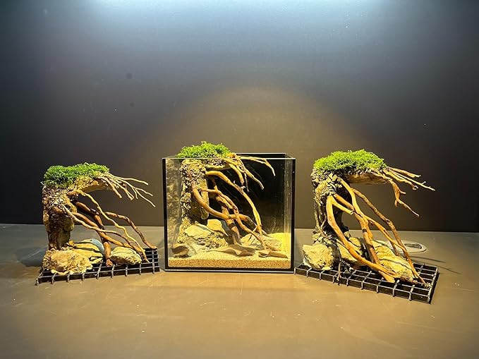 Aquarium Driftwood Centerpiece Aquarium Landscape, Handcrafted Fish Tank hardscape Landscape (style2)
