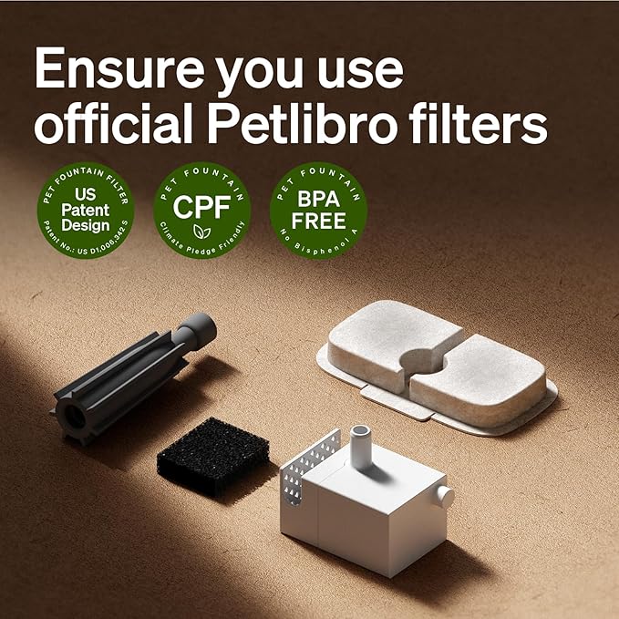 PETLIBRO Cat Water Fountain, Cordless Pet Water Fountain Battery Operated, 2.5L/84oz Dockstream Water Fountains for Cats Indoor, Cat Fountain with Stainless Steel Tray, Easy to Clean BPA-Free