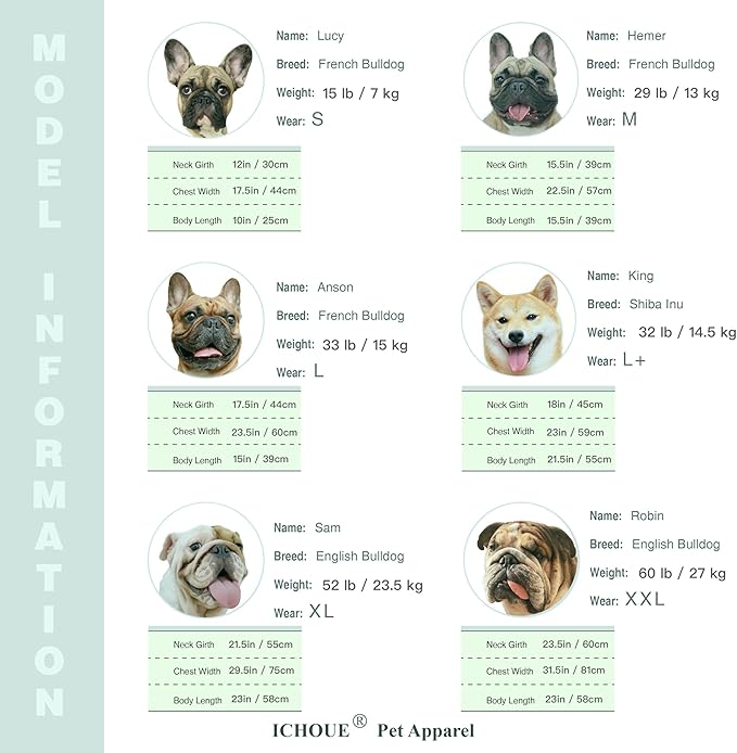 iChoue Pug Clothes Hoodies for Dogs Puppy French Bulldog Frenchie English Boston Terrier Bully Pitbull Sweatshirt Sweater Clothing Cold Weather Winter Coats - Grey/Small