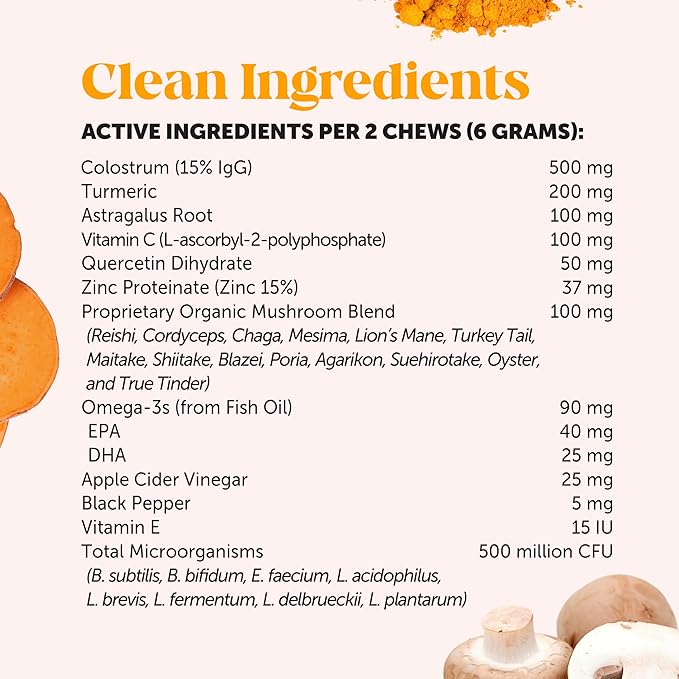 Dog Allergy Support Chews Max Strength, Omega 3 Salmon Fish Oil, Probiotic Supplement for Anti-Itch and Seasonal Allergies