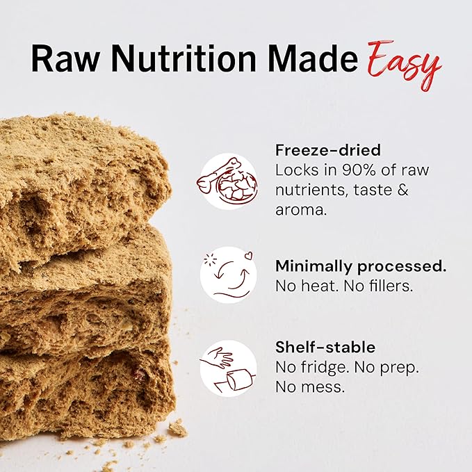 Stella & Chewy's Freeze Dried Raw Dinner Patties – Crafted for Puppies – Grain Free, Protein Rich Perfectly Puppy Chicken & Salmon Recipe – 14 oz Bag