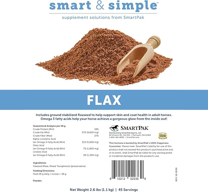 Nutrition Essentials SmartPak | Nutritional Supplement for Horses | Containing Essential Vitamins, Minerals, Amino Acids, and Omega 3 | Healthy Skin & Horse Coat | 28 Days Supply