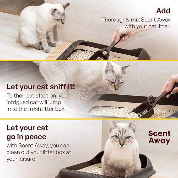 Cat Litter Deodorizer – Fragrance-Free Odor Eliminator with Active Carbon, Controls Litter Box Smells, Keeps Home Fresh, 25 lb