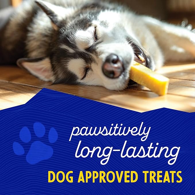 Himalayan Dog Chew Original Yak Cheese Chew, 1 Large Stick, 3.3 oz, Gluten Free, Healthy Treats, Grain & Lactose Free 100% Natural, Long Lasting for Dogs Under 55 lbs
