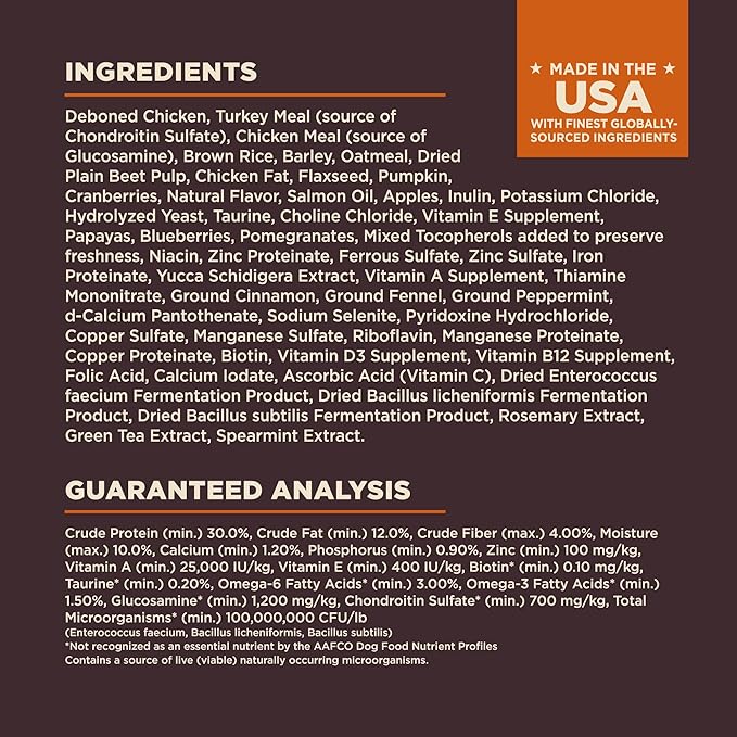 Wellness CORE Digestive Health Dry Dog Food, Wholesome Grains, Natural, Recipe for Dogs with Sensitive Stomachs, Chicken, (24-Pound Bag)