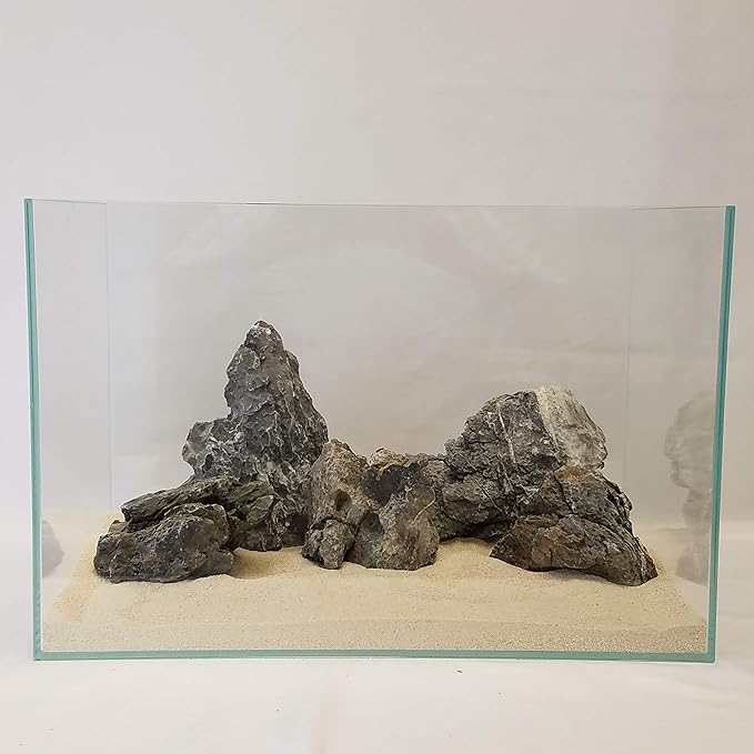 Lifegard Aquatics Aquascaping Smoky Mountain Seiryu Stone – Decorative Aquarium Rocks, Fish Tanks – 10 Lbs