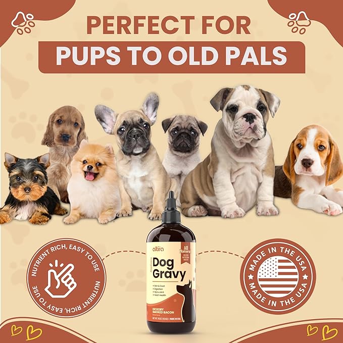 Everyday Dog Gravy – Premium Wet Dog Food Gravy Toppers for Dry Food – Tasty & Nutritious Dogs Gravy with Essential Vitamins and Supplements – Hip and Joint Supplement