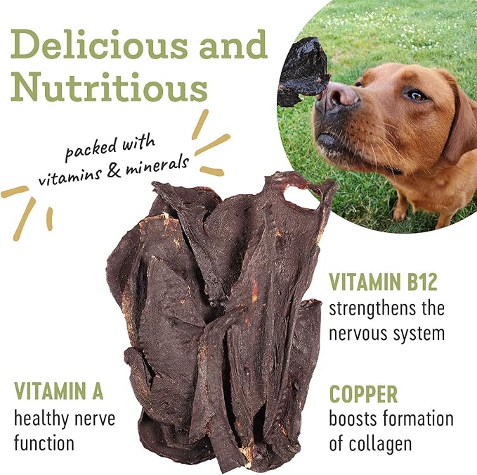 Farm Hounds - Pork Liver - Premium Natural Jerky for Dogs - Made from 100% Humanely Raised Pork - Organ Treats - Great for Training & Treats - No Added Fillers - Made in USA - 4 oz - 1 Pack