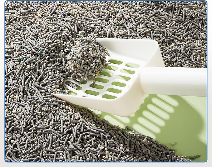 Vealind Cat Litter Fast Clumping Tofu Cats Litter, Flushable Ultra Absorbent 5 in 1 Dust-Free Flushable Odor Free Activiated Carbon Litter Pellets Unscented (4 PACK-32 Pounds)