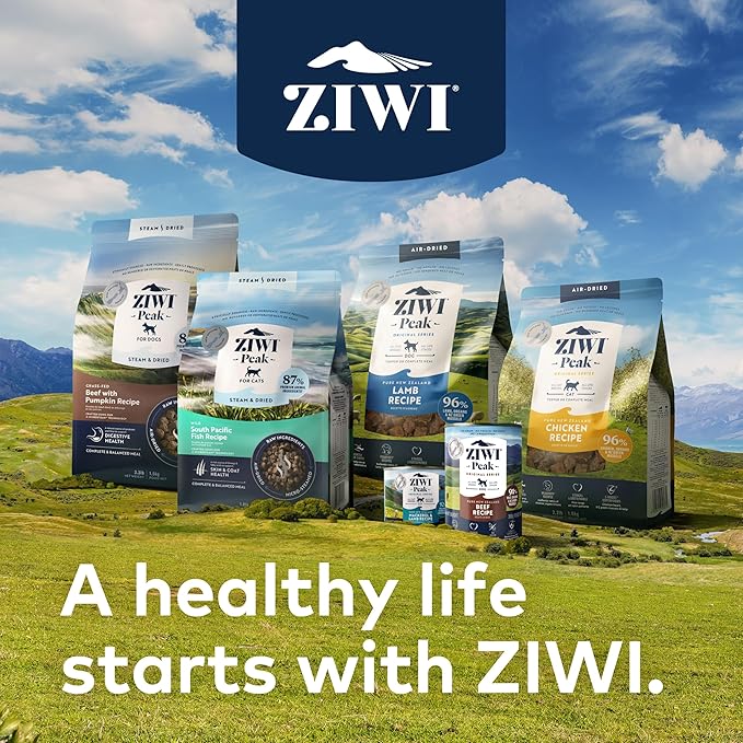 ZIWI Peak Steam & Dried Dog Food - Cage-Free Chicken w/Fruits - High Protein, Low Carb, All Breeds & Lifestages, for Digestive Health (52.8oz)