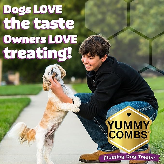 Dog Dental Treats – Vet VOHC Approved, Removes Tartar & Cleans Teeth – Yummy High Protein Chicken Treat for Small Dogs (Mini Pack, 13 Count)