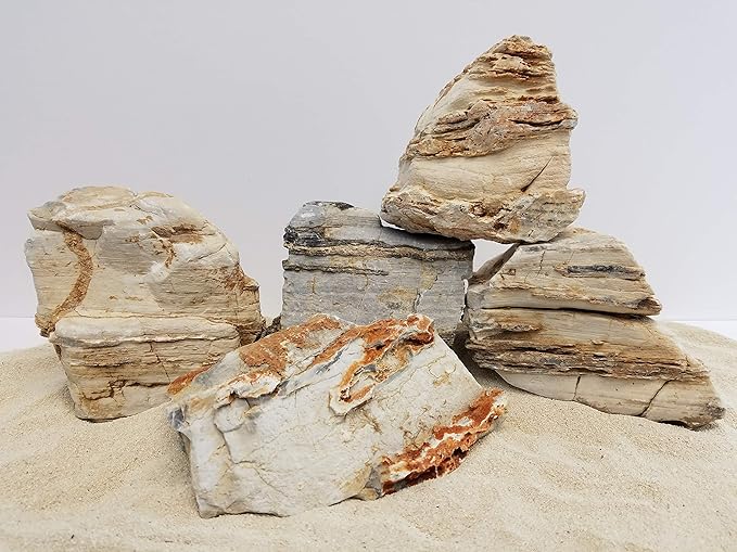 Lifegard Aquatics Aquascaping Crema Pagoda Rock Kit – Decorative Aquarium Rocks, Fish Tanks – 10 Gallon Kits