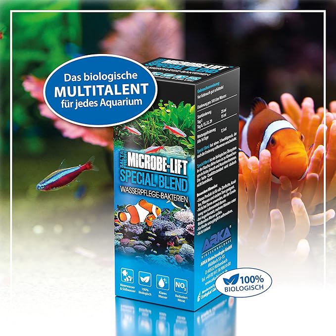 MICROBE-LIFT SBHG1 Special Blend Aquarium and Fish Tank Cleaner for Freshwater and Saltwater, 128 Ounces