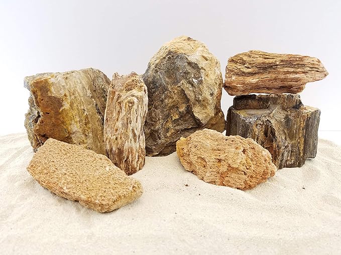 Lifegard Aquatics Aquascaping Canyon Petrified Stone Kit – Decorative Aquarium Rocks, Fish Tanks – 25 Gallon Kits