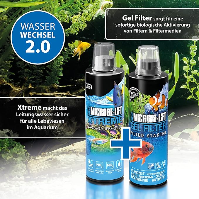 MICROBE-LIFT XTAG1 Xtreme Water Conditioner Treatment for Aquariums and Fish Tanks, 1 Gallon
