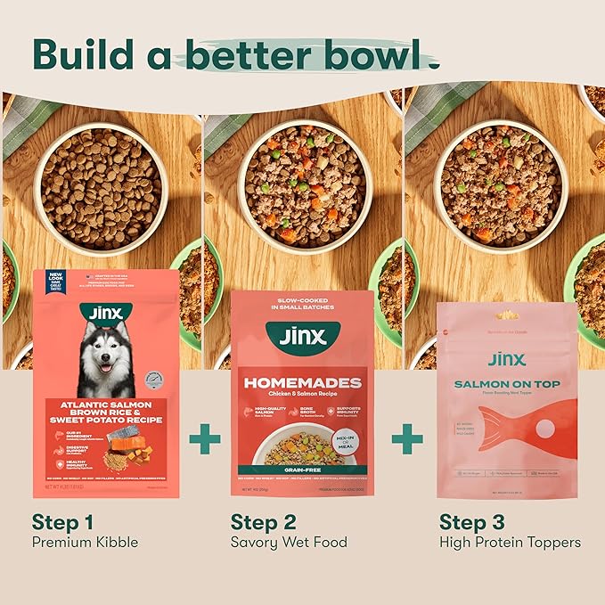 Jinx Premium Grain-Free Dry Dog Food, for All Lifestages - Real Chicken, Sweet Potato & Carrot Kibble with Superfoods for Immune Support & Probiotics for Digestive Support - No Fillers -30lb