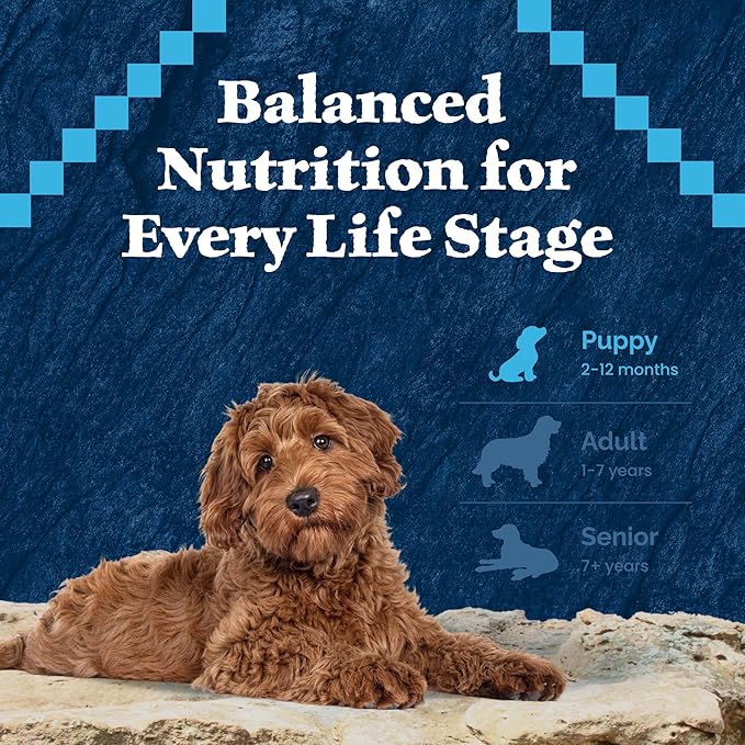 Blue Buffalo Wilderness High-Protein Natural Dry Food for Puppies, Chicken Recipe, 24-lb. Bag