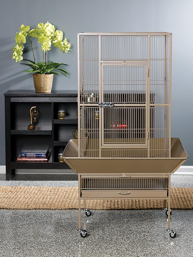 Prevue Pet Products 3352COCO Park Plaza Bird Cage, Coco Brown,Large