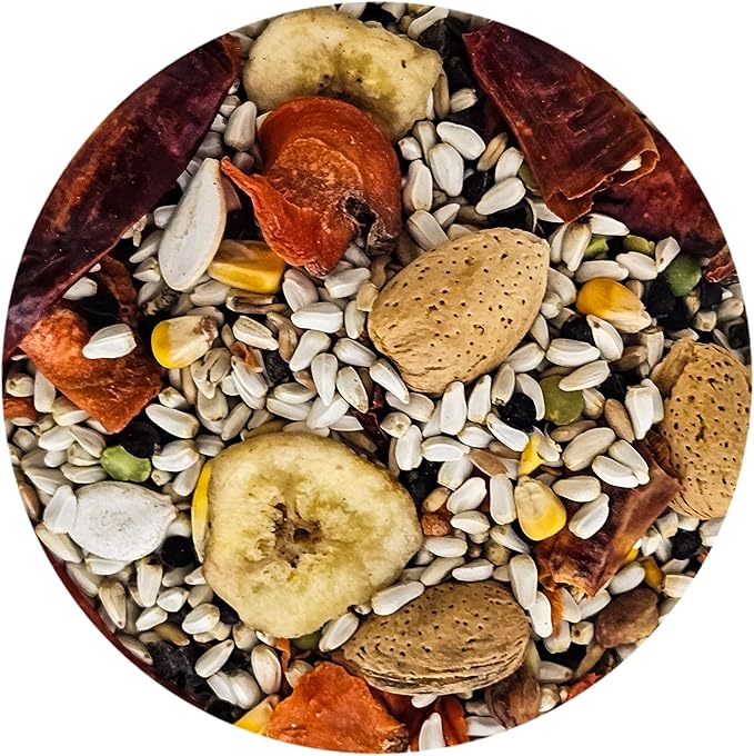 Parrot Bird Food (No Sunflower Seeds), 4 lbs Bag - Seed Mix for a Variety of Parrots