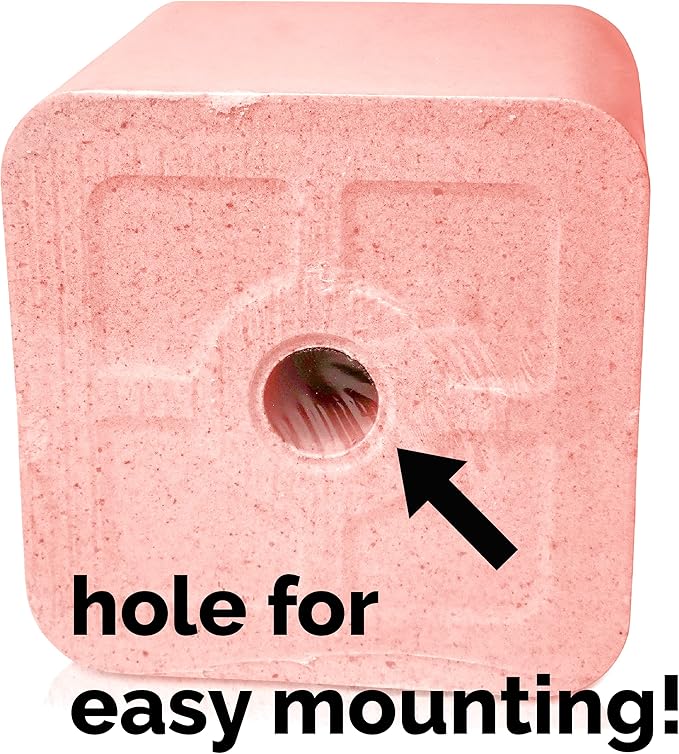 Himalayan Secrets® 11LB (5KG) Compressed Pink Himalayan Salt Lick | for Livestock and Wildlife Animals | 100% Pure & Natural Feed Salt Block | Natural Minerals and Trace Elements