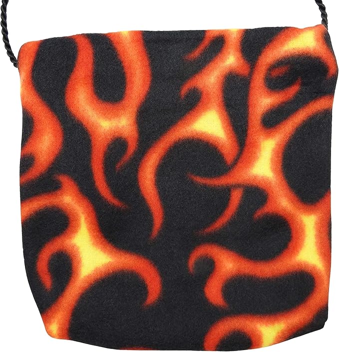 Bonding Carry Pouch for Sugar Gliders and Other Small Pets (Hot Rod Flames)