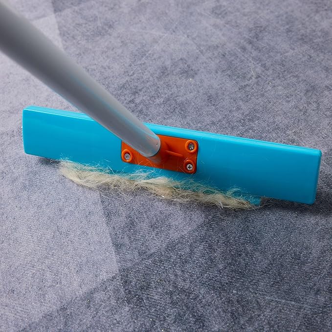 Carpet Rake-Carpet Hair Removal Tool-Carpet Rake to Fluff Carpet-Carpet Scraper Brush Rug Comb Pet Cat Fur Dog Hair Remover for Couch Furniture Carpet Broom