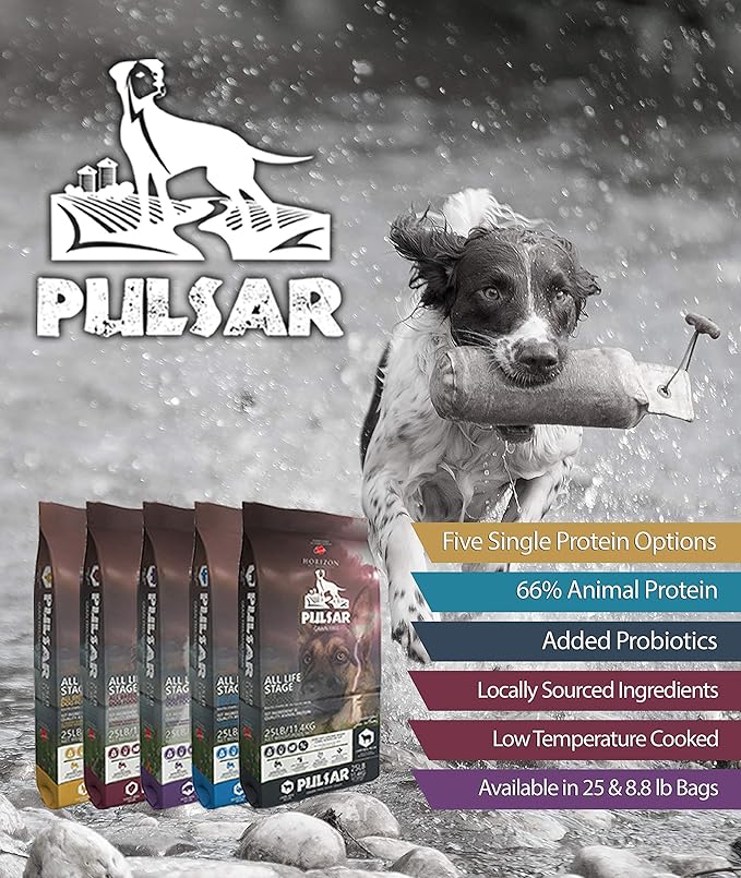 Pulsar Premium Grain Free Dog Food | Chicken Formula | All Life Stage, Non GMO, Meat Dense Diet | 25 lb Bag