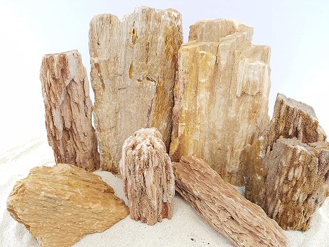 Lifegard Aquatics Aquascaping Burma Petrified Stone Kit – Decorative Aquarium Rocks, Fish Tanks – 25 Gallon Kits