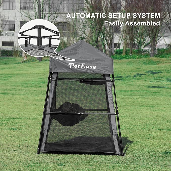 Cat Enclosures, 3-in-1 Cat Tower Tent with Tunnel/Pop Up Cube,Climbing Cage Outdoor Catio Portable Playpen Play Tents for Cats Kitten and Small Animals