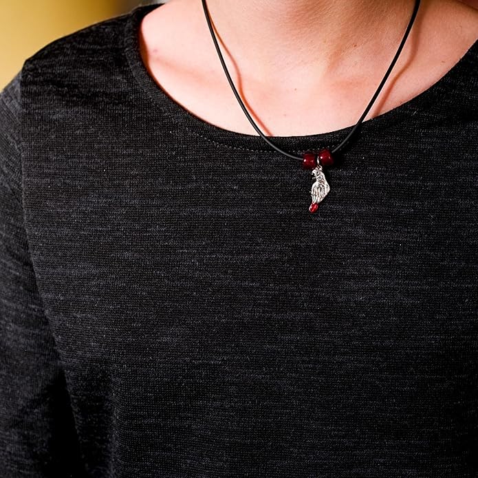 Enamel African Grey Parrot Necklace - Parrot Gifts for Women - Handcrafted in the USA