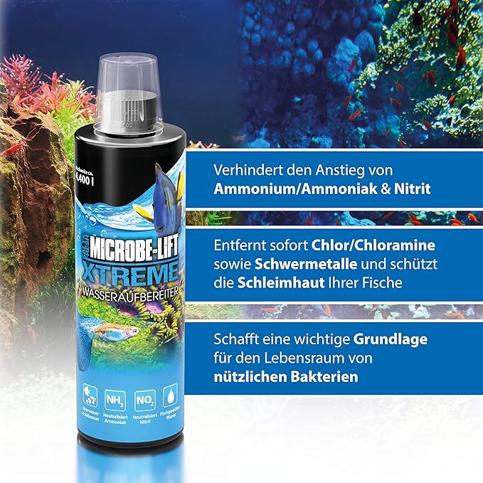 MICROBE-LIFT XTAG1 Xtreme Water Conditioner Treatment for Aquariums and Fish Tanks, 1 Gallon
