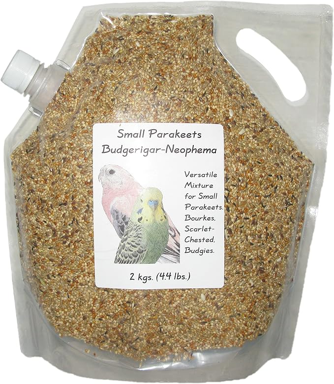 Small Parakeet (Budgie-Neo), 2 kg (4.4 lbs) Pour Spout Bag