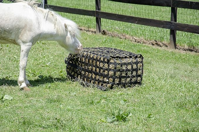 Derby Originals XL Go Around Slow Feeder Horse Hay Bag with Super Tough Bottom and 1 Year Warranty, Purple, 71-7132-PUR