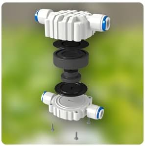 Aquatic Life RO Buddie 3-Stage Hydroponic Reverse Osmosis Water Filter System RO Filtration Unit, 75 GPD