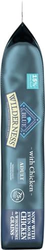 Blue Buffalo Wilderness Natural High-Protein Dry Food for Adult Dogs, Chicken Recipe, 28-lb. Bag
