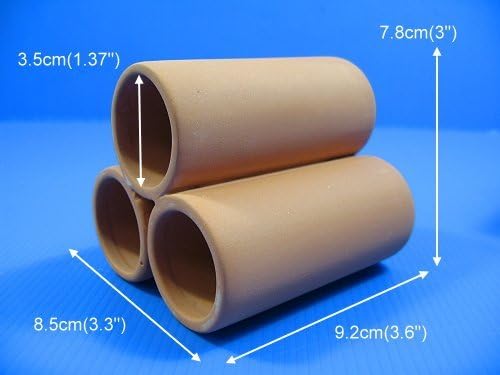 CORISRX BEST OF YOUR LIFESTYLE G&B Ceramic Pipe Set - Cones cave Pleco Cichlid Decor Fish