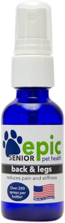 Back & Legs All Natural Liquid Spray Supplement - Apply Directly to Back & Legs for Fast Relief - Can Also Put on Food & Water - Made in USA (1oz)