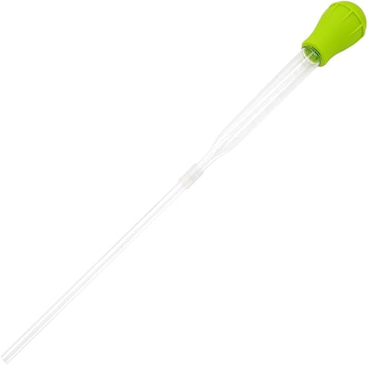 SLSON Aquarium Coral Feeder Waste Cleaner for Fish Tank Maintenance Long Pipette Suction Dropper Tool Acrylic Water Transfer Waste Remover Fish Feeder (20.4 inches)