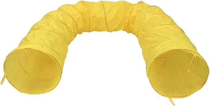 Midlee Dog Agility Tunnel with Stakes & Carry Bag, 17' Long