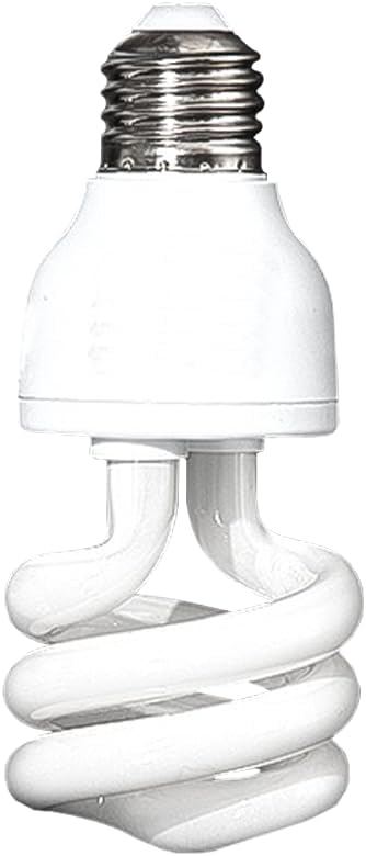 UVA UVB Reptile Heat Lamp 5.0 13W Reptile Lights Energy Saving UVB Bulb Spiral Compact Bulb Fit for Rainforest Type Reptile/Snake/Lizard/Insect/Turtle/Tortoise