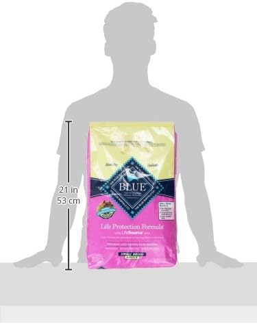 Blue Buffalo Life Protection Formula Adult Small Breed Dry Dog Food, Supports High Energy Needs, Made with Natural Ingredients, Chicken & Brown Rice Recipe, 15-lb Bag