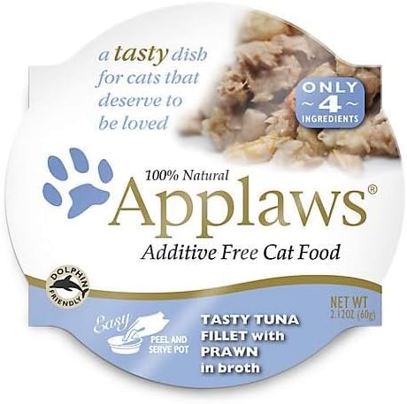 Applaws Cat Food in Broth Pots Variety Pack,Bowl - 6 Flavors - 2.12 Ounces Each (12 Total) Pots,