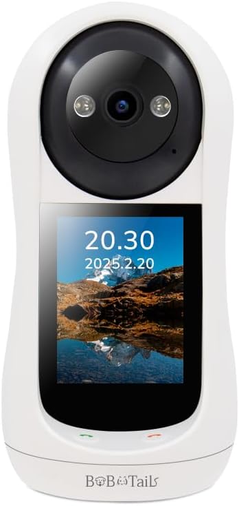 Pet Camera with 2-Way Audio, 5MP Lens, Motion Tracking, 360° Vision, Human Detection